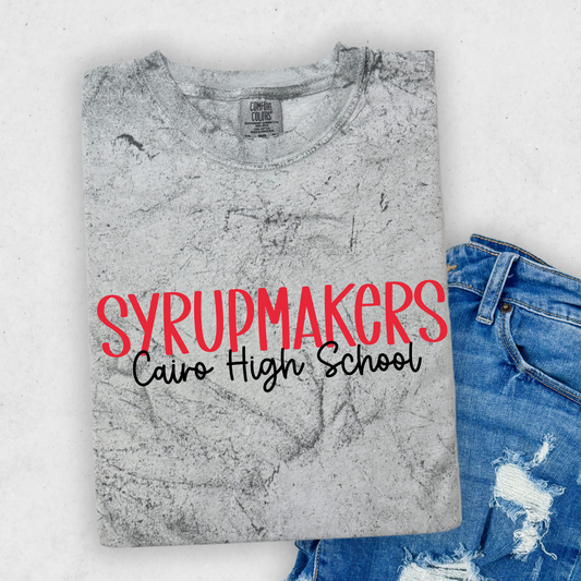 Syrupmakers- Cairo High School- Preppy- Red and Black