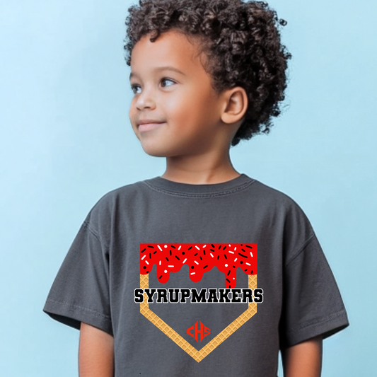 Syrupmakers red Drip Baseball Base- Boy