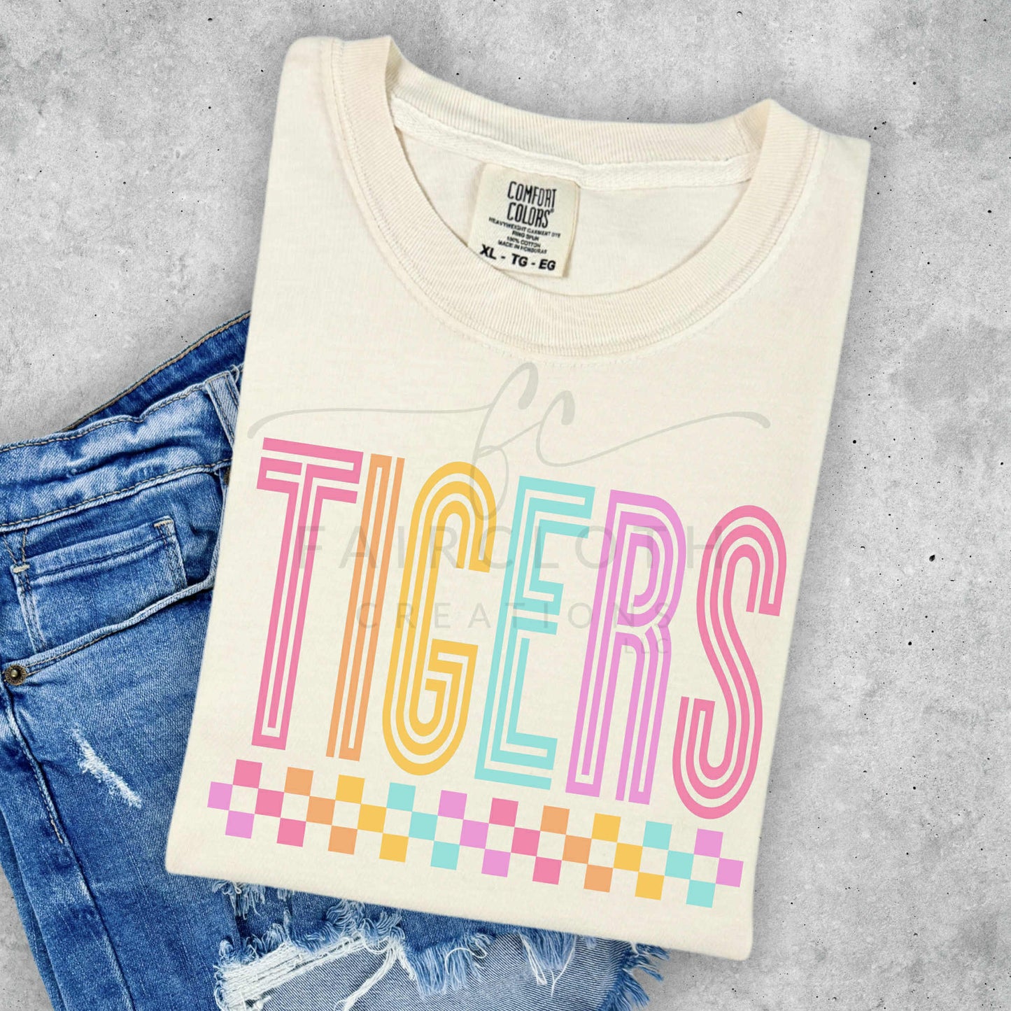 Tigers Checkered Bottom