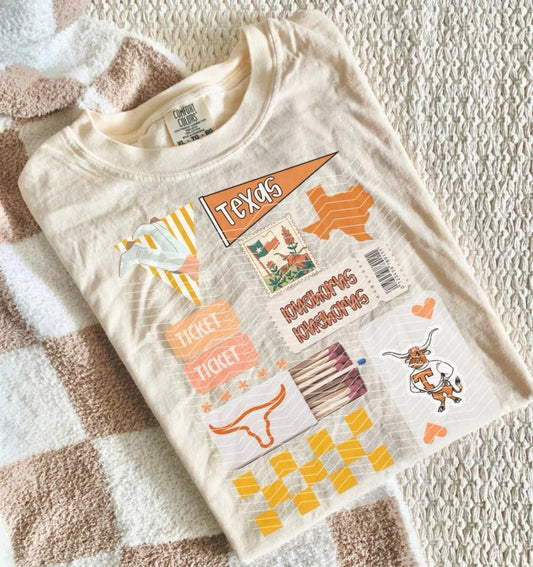 Texas Collage with Matchbox