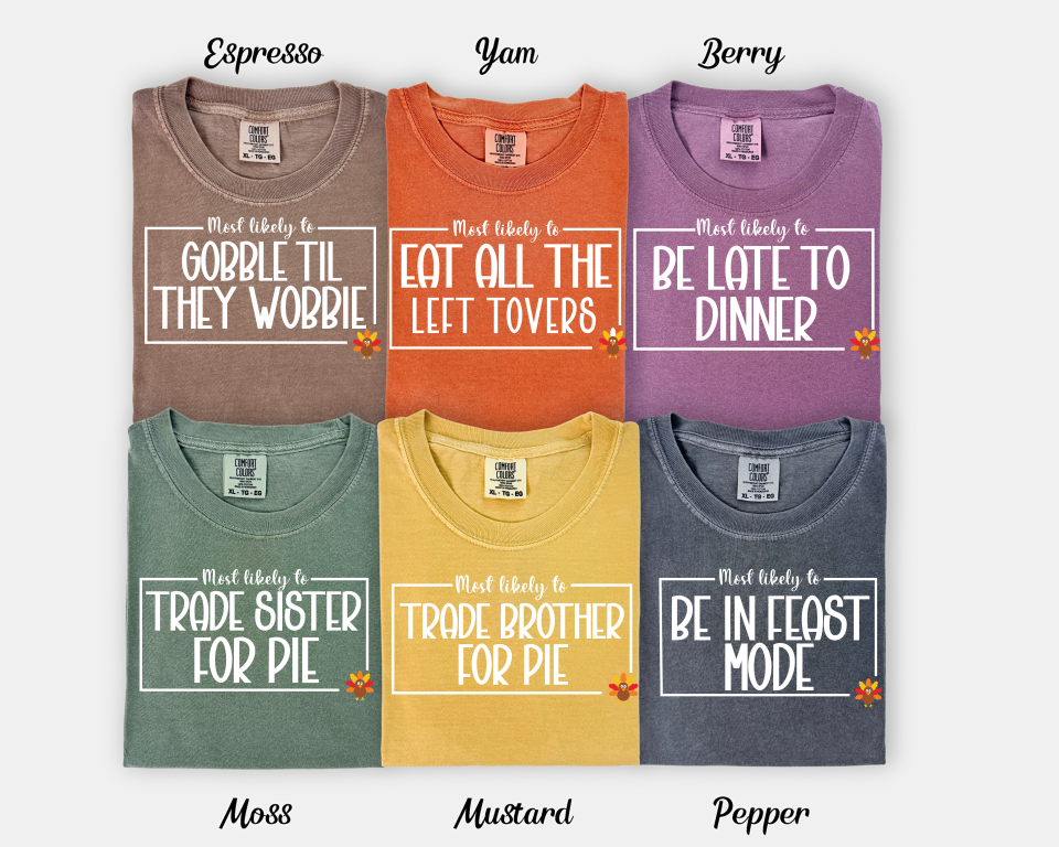 Thanksgiving Most Likely