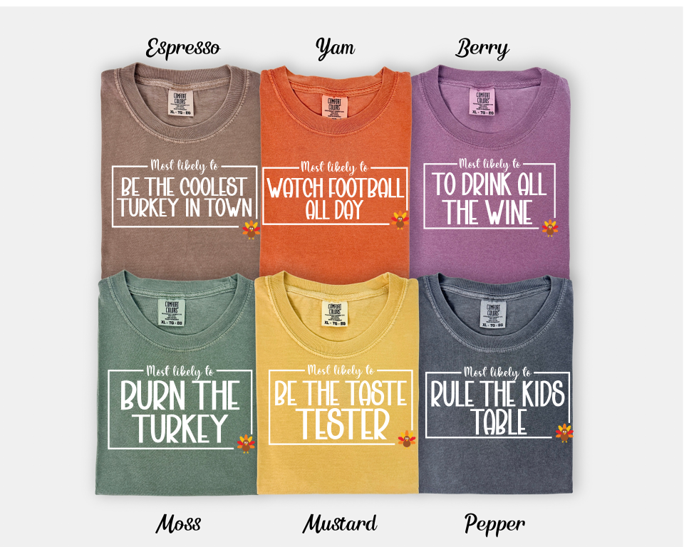 Thanksgiving Most Likely