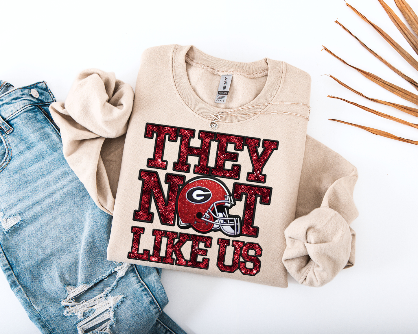 They Not Like Us Faux Sparkle GA