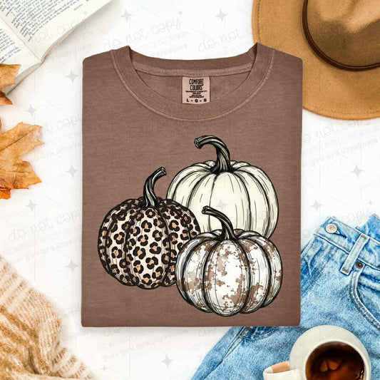 Three Pumpkins Leopard