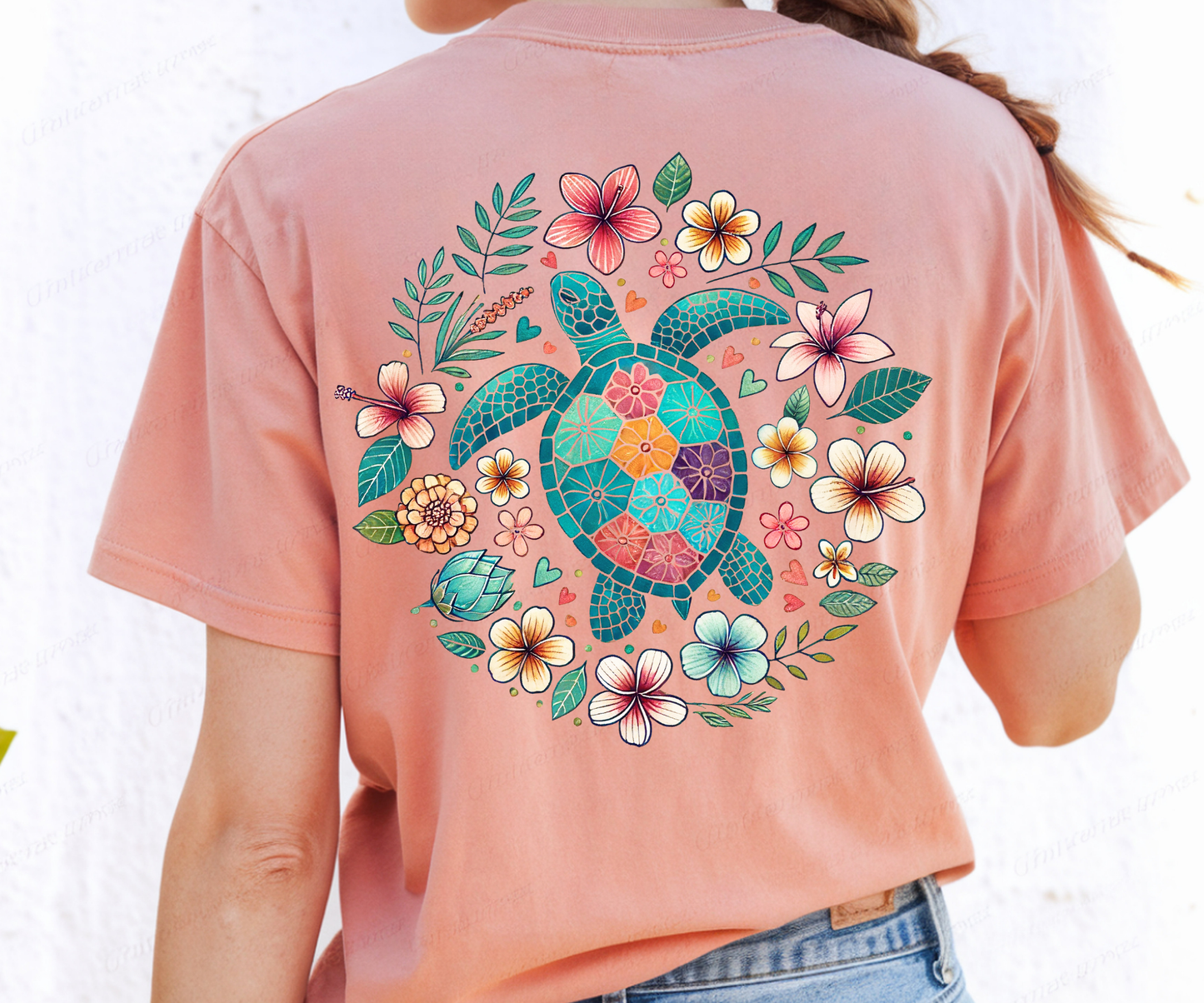 Turtle Circle Floral