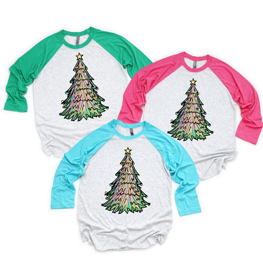 Watercolor Christmas Tree