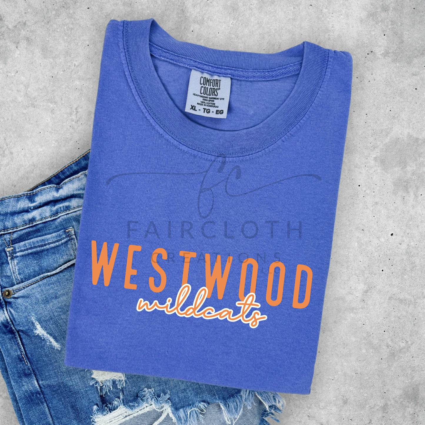 Westwood Wildcats Cursive