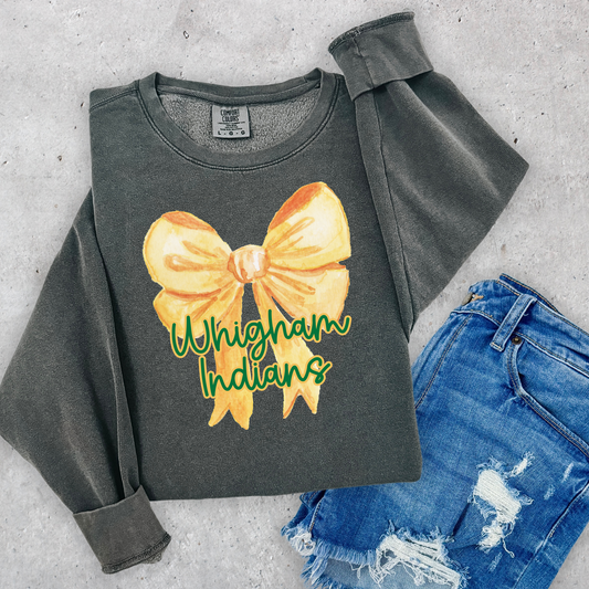 Whigham Indians Big Yellow Bow