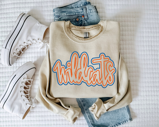 Wildcats Two Colored Embroidered