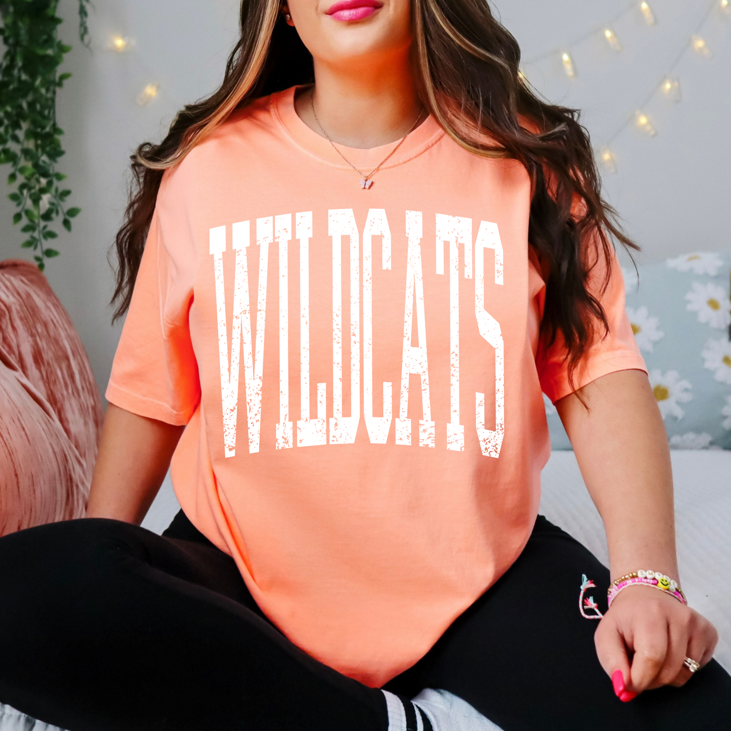 Wildcats Skinny Varisty White