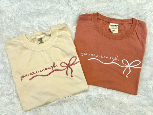 You are Enough Embroidered