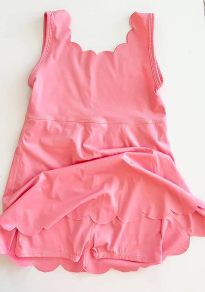 Scalloped Athletic Dress