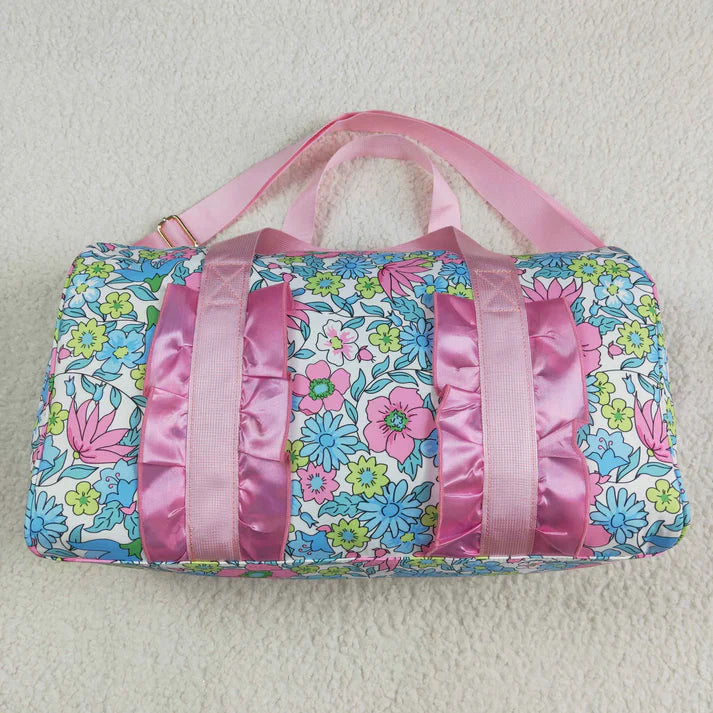 Floral Ruffle Duffel Bags