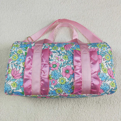 Floral Ruffle Duffel Bags