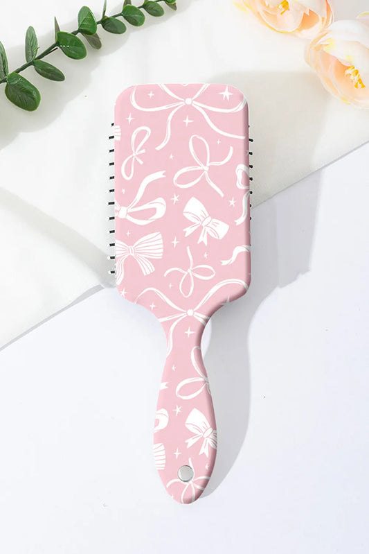 Pink Bow Anti-Static Brush