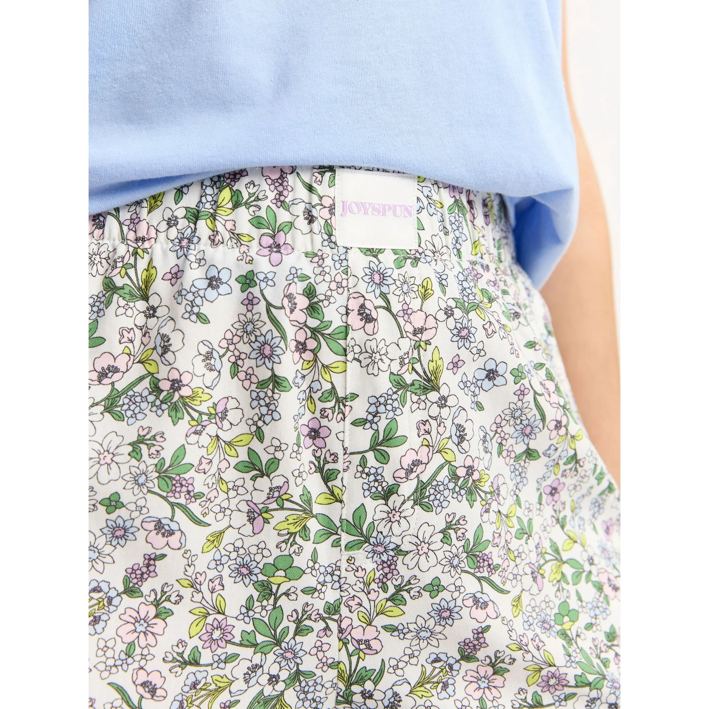 Embroidered Monogram PJ Shorts