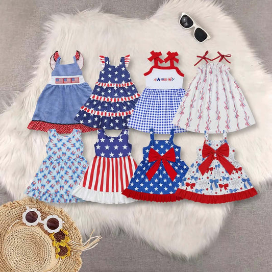 Girl Summer 4th of July Dresses