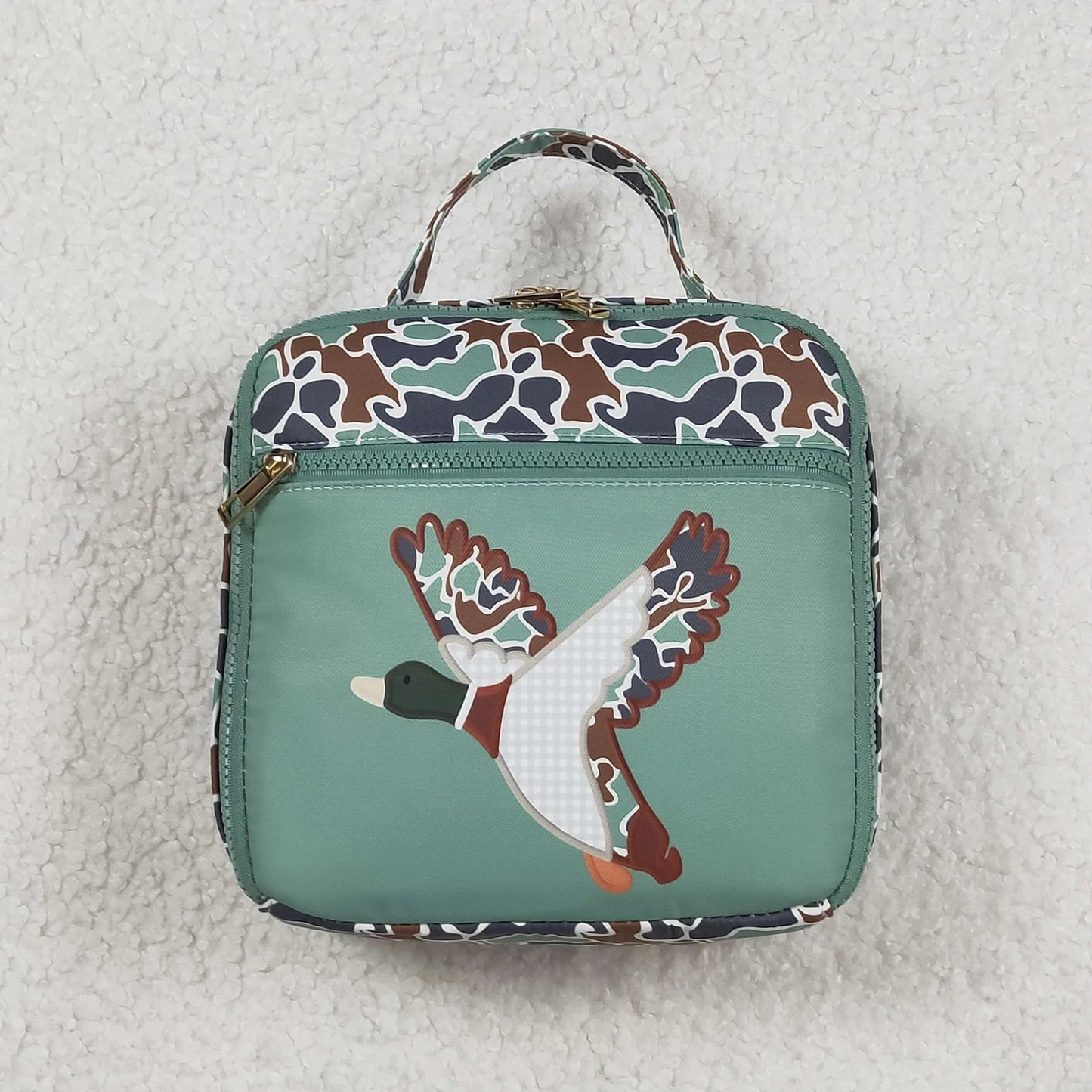 Camo Duck Embroidered Lunchbox
