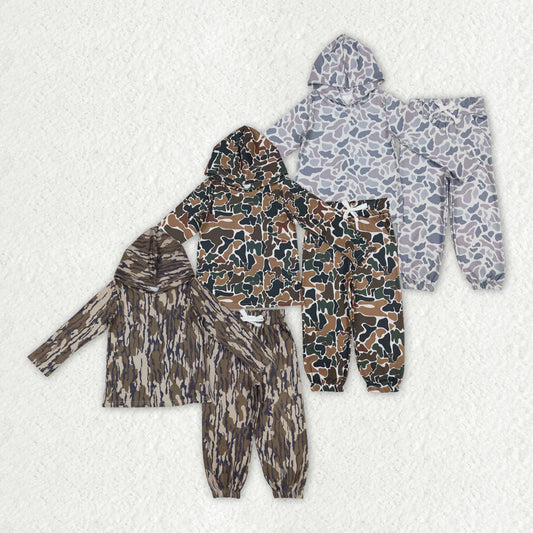 Kids Full Camo Set- Pullover and Joggers