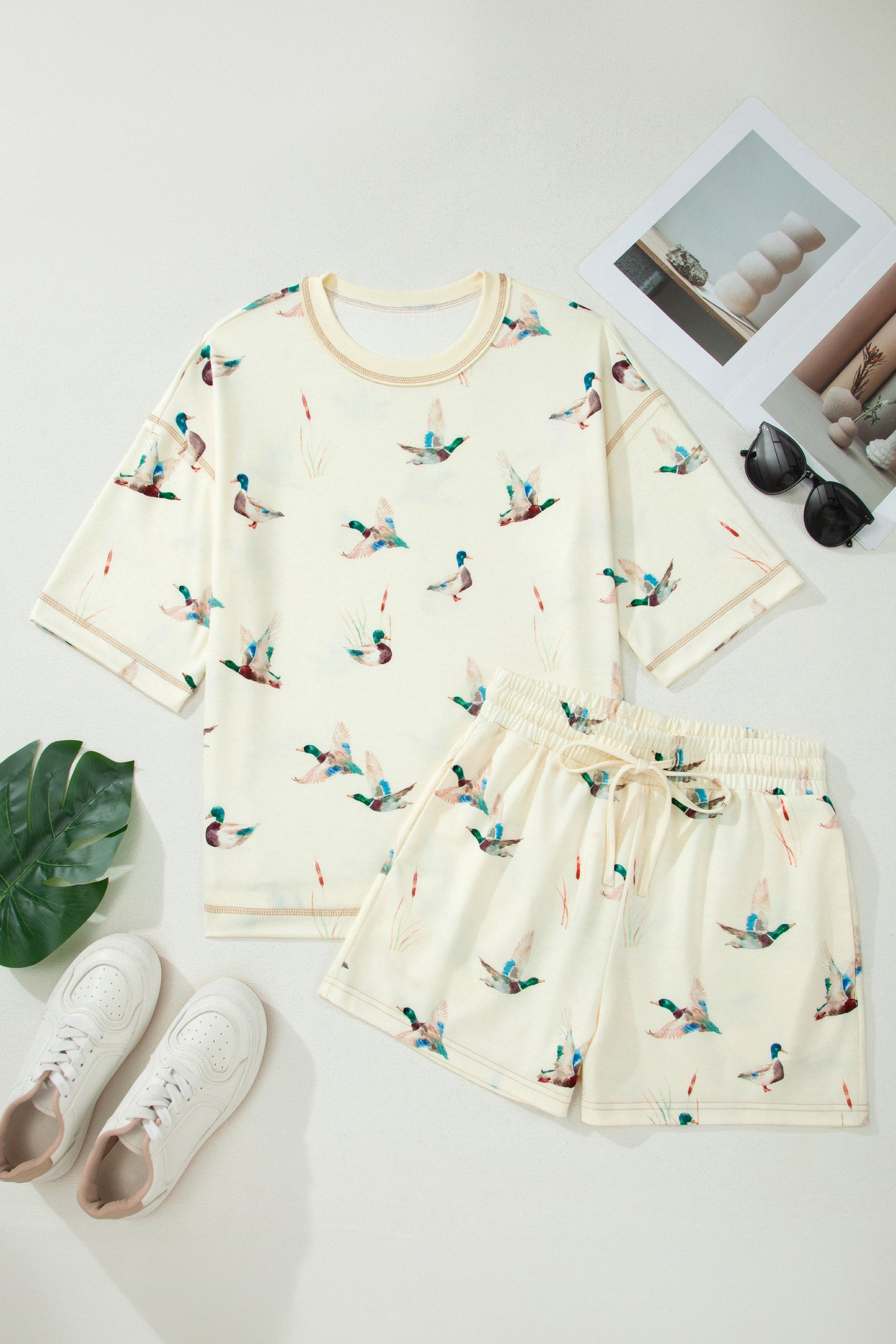 Mallard Duck 2pc Short Set