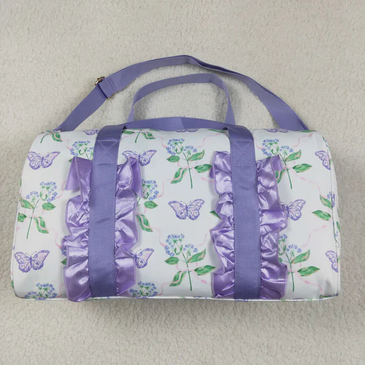 Floral Ruffle Duffel Bags