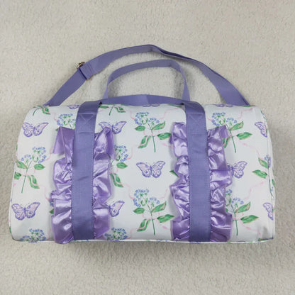 Floral Ruffle Duffel Bags