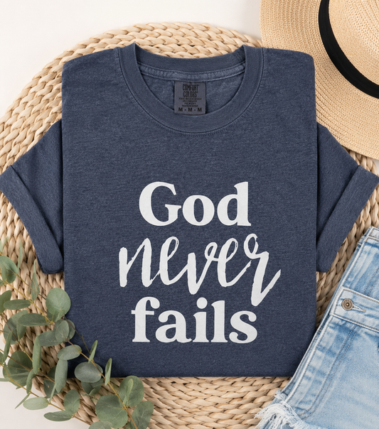 God Never Fails