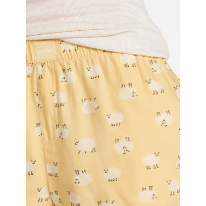 Embroidered Monogram PJ Shorts