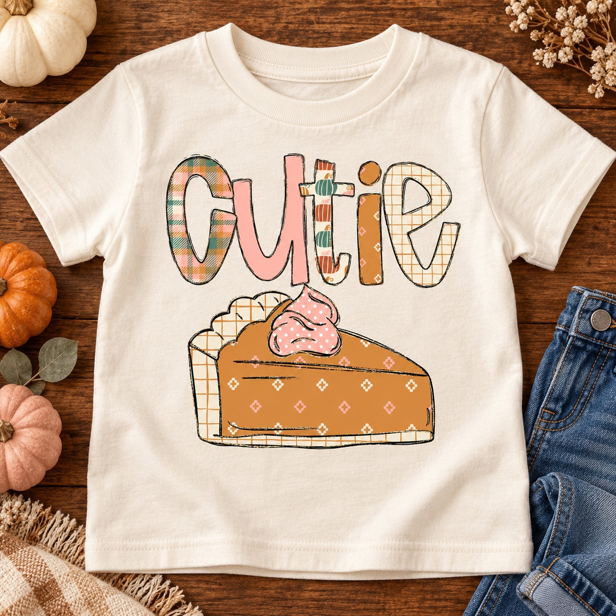 Cutie Pie Pumpkin Pie Graphic Tee