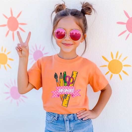 Girl Ruler and Crayon Name