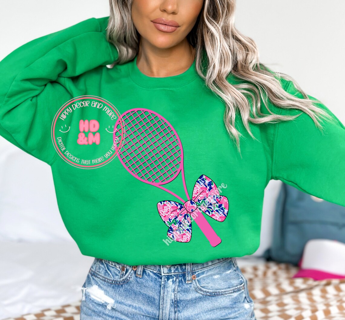 Tennis Racket with Bow