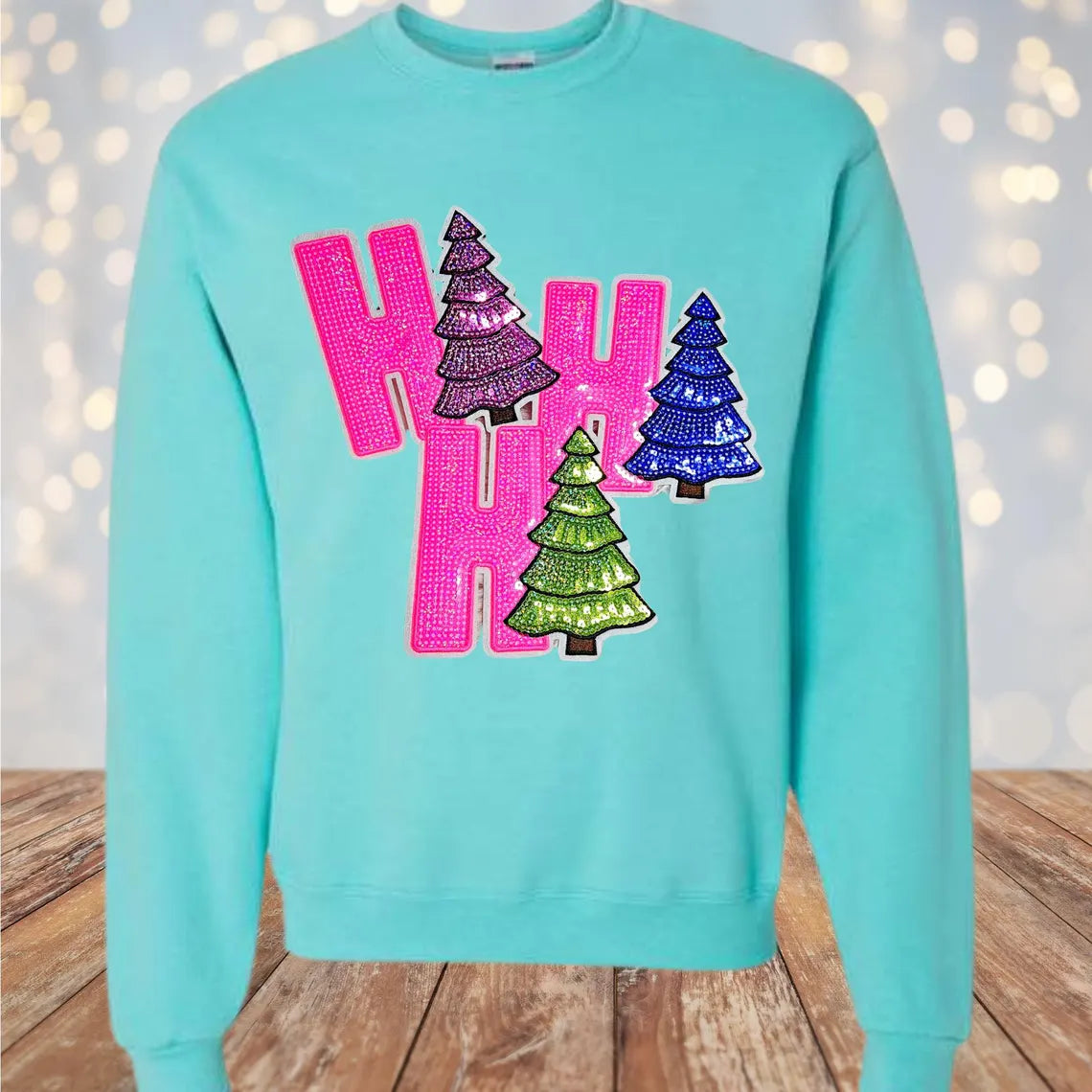 Ho Ho Ho Glitter Patch