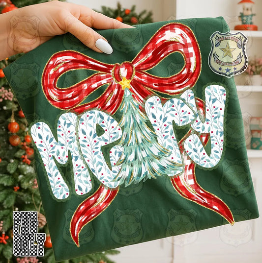 Merry Floral with Bow