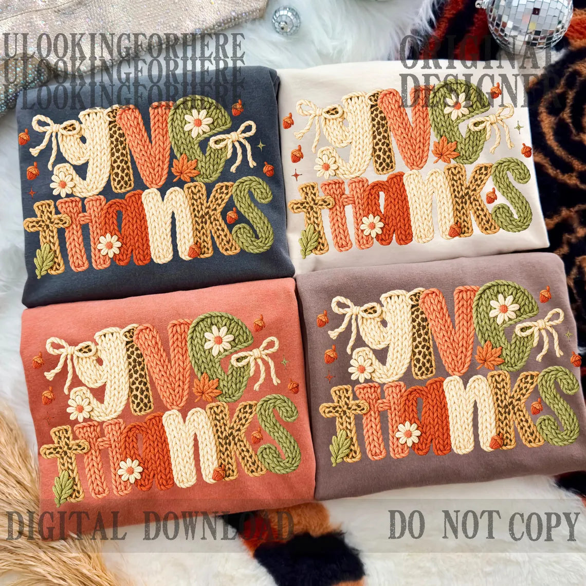 Give Thanks Faux Yarn