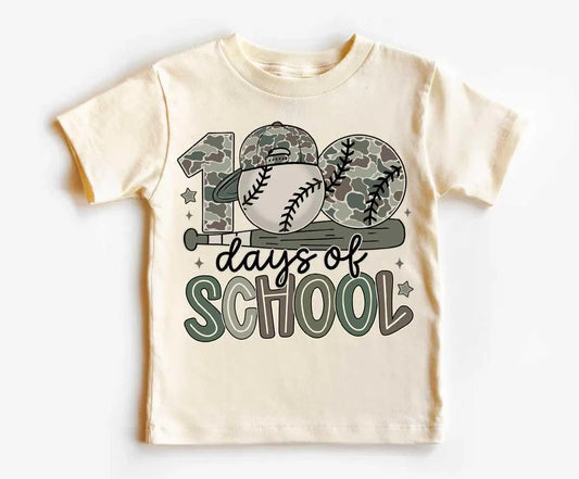 101 Days of School Camo Baseball