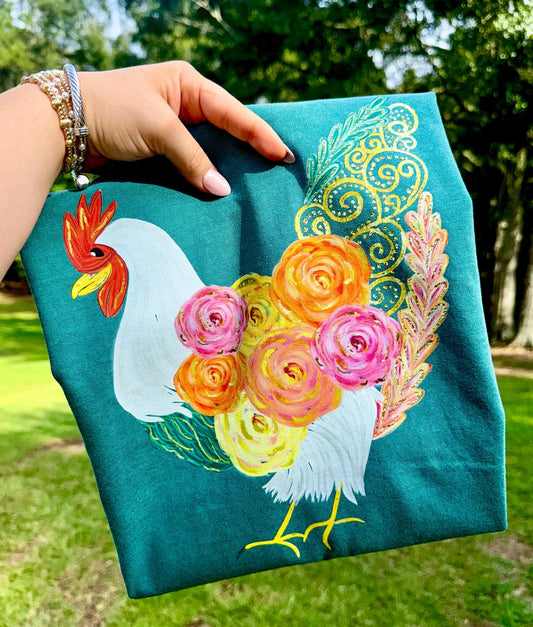Floral Chicken