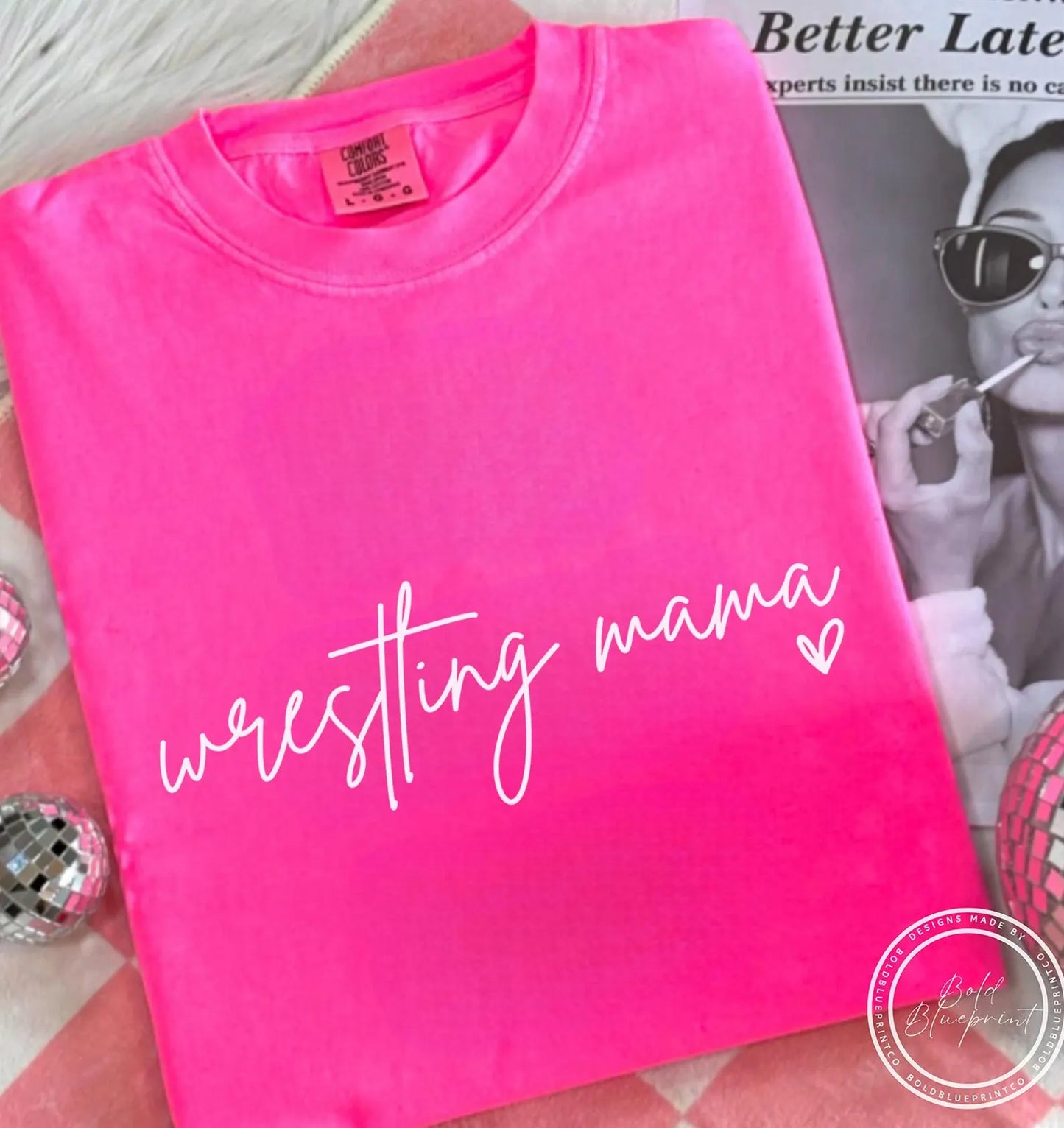 Cursive Wrestling Mama