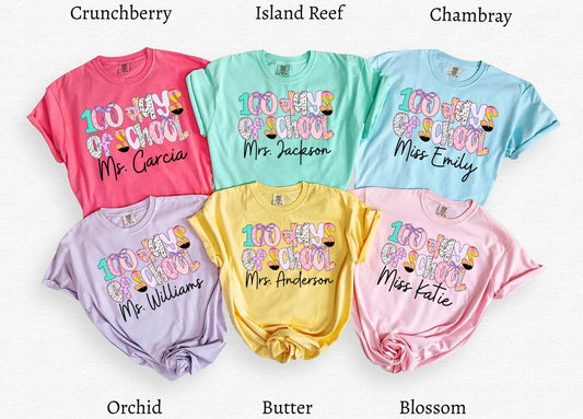 101 Days of School with Teacher Name