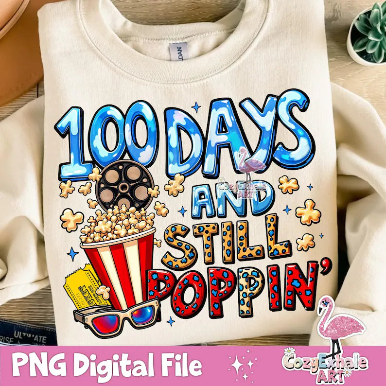 100 Days of School- Still Popping