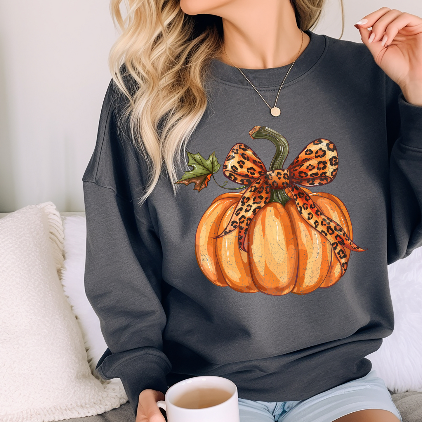 Orange Pumpkin with Leopard