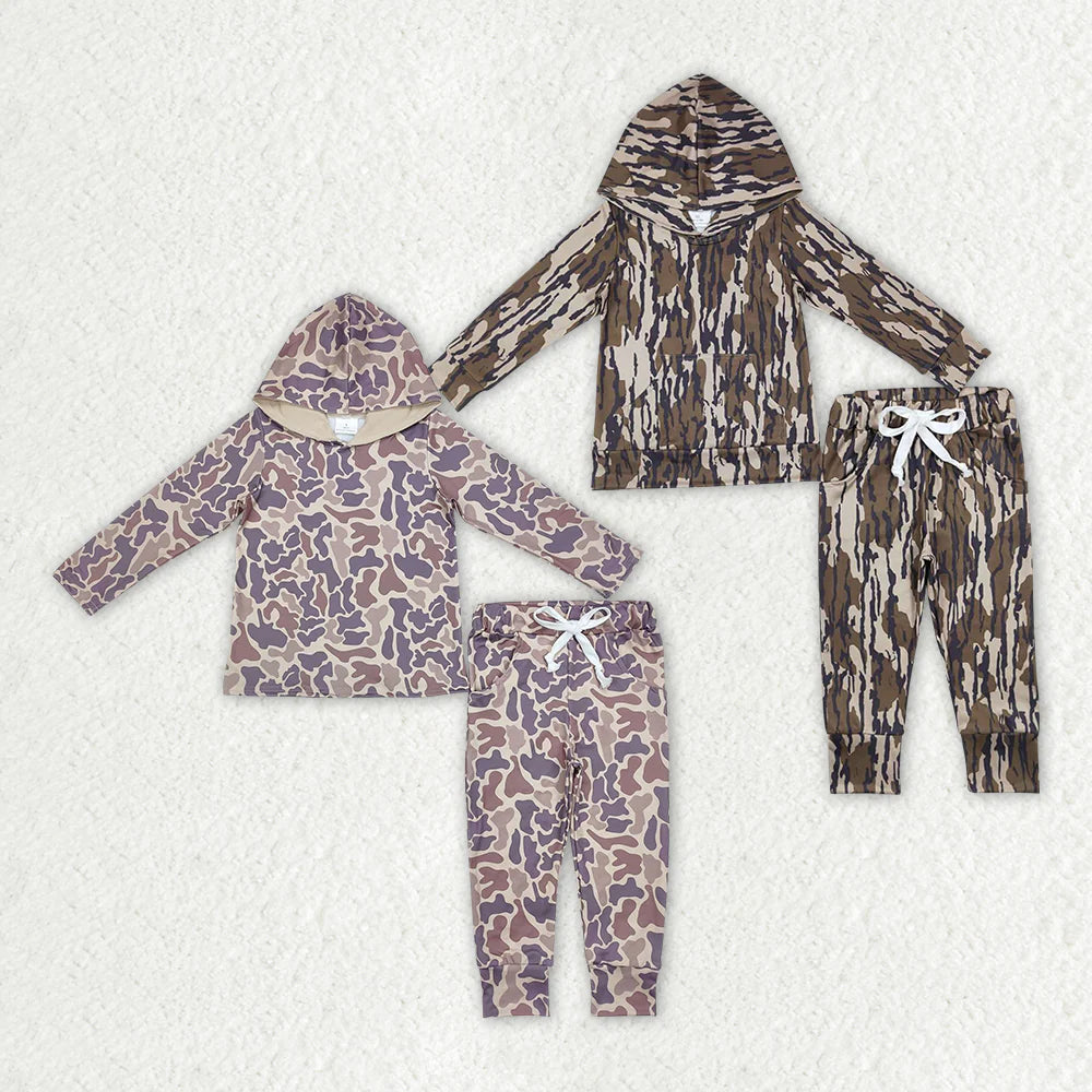 Kids Full Camo Set- Pullover and Joggers